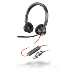 Poly Blackwire 3320-M USB-C Headset - With USB-A Adapter