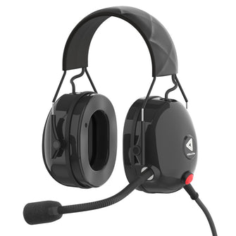Auralcom Comms Helmet Mount Black - With PTT