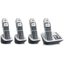 Motorola Big Button Cordless DECT Home Phone - Quad