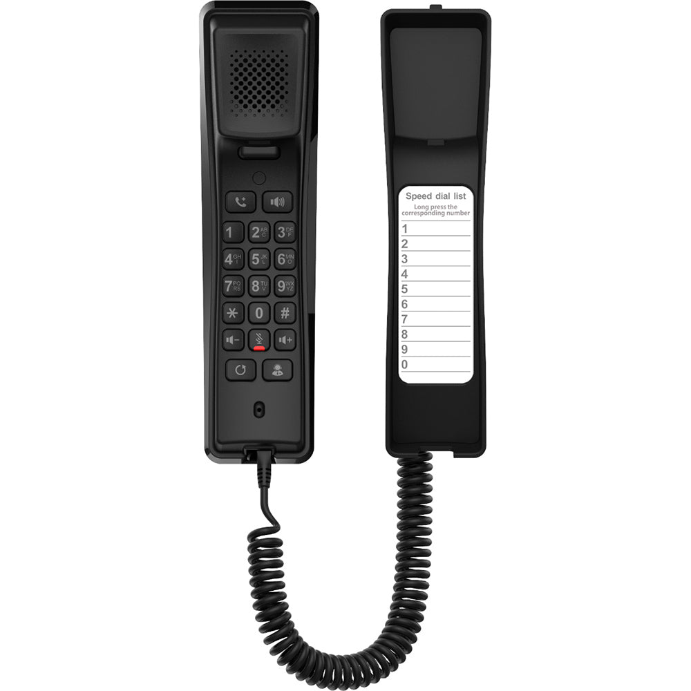 Fanvil H2U Hotel IP Phone - Black– Incom Telecoms Direct