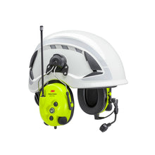 3M&trade; PELTOR&trade; LiteCom Plus Helmet Mount Ear Defender, High Viz