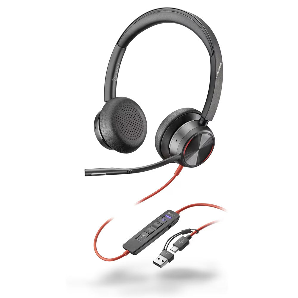 Poly Blackwire 8225 USB-(A&C) Binaural Headset– Incom Telecoms Direct