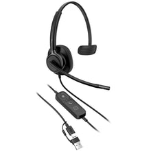 HP Poly Mission 415 Classic Mono USB-C/A Headset - Leatherette