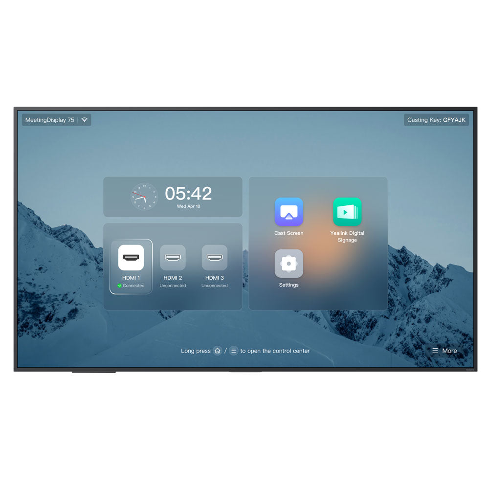Yealink MD75 MeetingDisplay | 75-Inch Microsoft Teams Rooms Display for ...