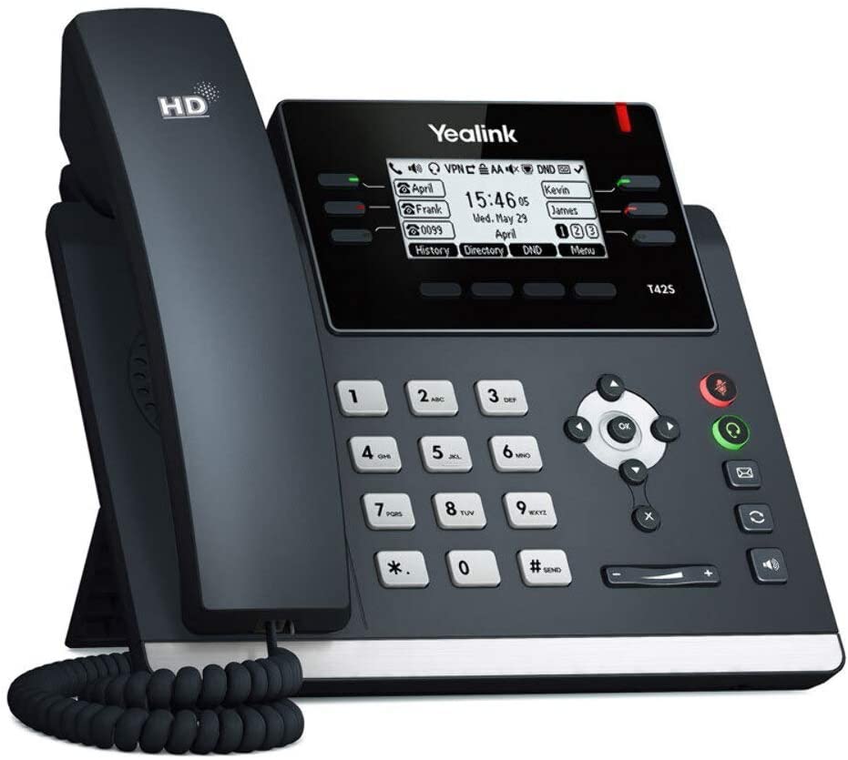Yealink SIP-T42S SFB IP Phone– Incom Telecoms Direct